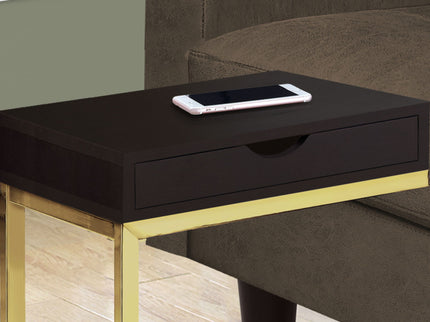 Accent Table, C - Shaped Contemporary & Modern Elegant Design