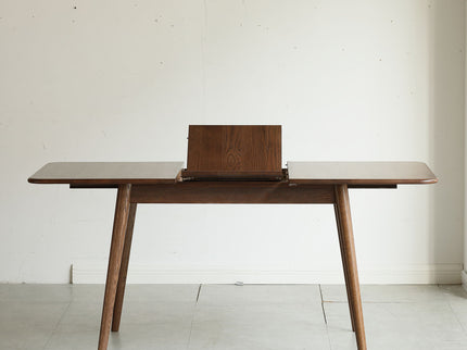 Round Corner Diagonal Leg Telescopic Table For 6 - 8 People To Meet Dining Table
