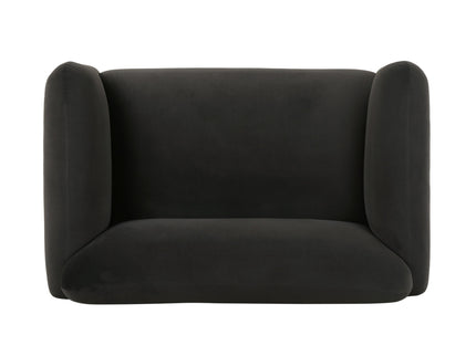 Sway - Upholstered Loveseat With Wood Legs And Round Arms