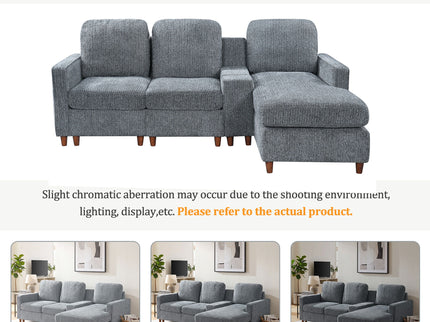 L - Sectional Sofa With Reversible Chaise