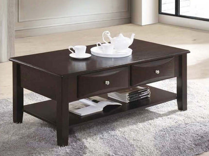 Table Set With Drawers And Open Shelf Storage