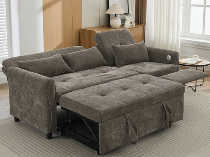 3 Seater Sofa Bed And Reversible Recliner