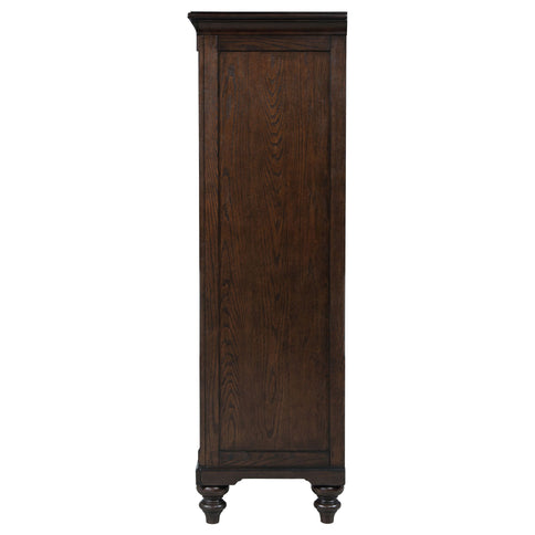 Berwick - 6 Drawer Chest With Door - Dark Oak