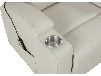 Macklin - Power Lift Massage Recliner With Heat And Dual Cupholders