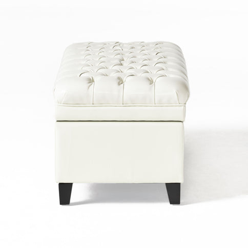 Juliana - Storage Ottoman With Birch Legs