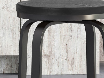 Modern Industrial Counter Stool Set With Swivel Function