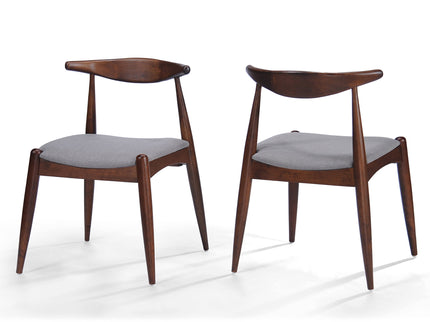 Dining Chairs With Ergonomic Backrest & Comfort Cushions (Set of 2)