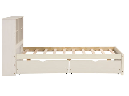 Bed Frame With Built In USB Port And 2 Drawers