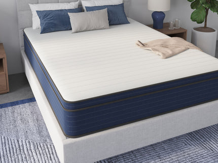 10" Medium Firm Euro Top Hybrid Cooling Gel Infused Pocket Spring And Memory Foam Mattress