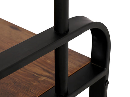 Hall Tree With Shoe Bench For Entryway With 9 Removable Hooks