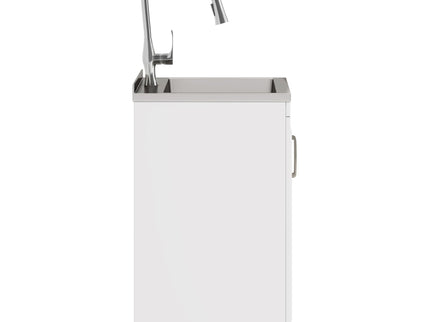 Darwin - Deluxe Laundry Cabinet With Pull-Out Faucet And Stainless Steel Sink