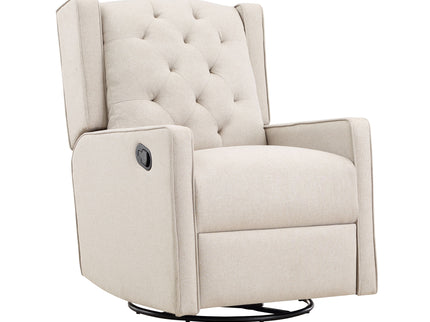Milah - Gliding Swivel Recliner Tufted