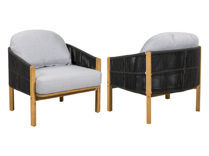 Grotta - Outdoor Wood Club Chair (Set of 2)