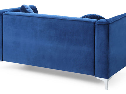 Glam Styled Micro Suede Loveseat
