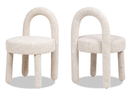Penny - Round Arched Fully Upholstered Dining Side Chair (Set of 2)