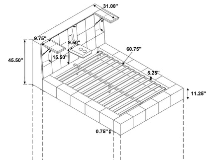 Oliver - Platform Bed