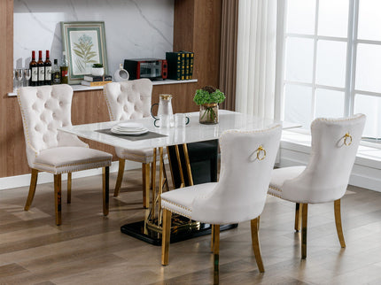 Nikki - Modern, High-End Tufted Dining Chair (Set of 2)