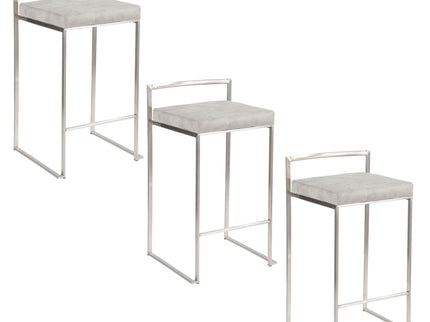 Fuji - Elegant Design Contemporary Stackable Counter Stool