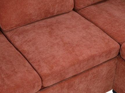 Modern L Shaped Sectional Sofa Bed With Hidden Storage Upholstery