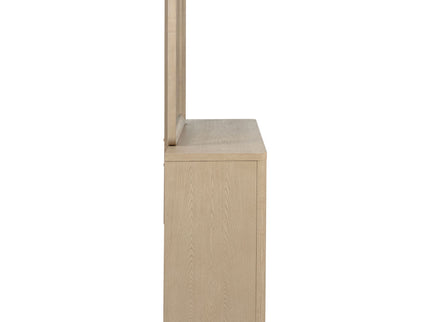 Mirador - 6 Drawer Dresser And Mirror Set - Light Oak