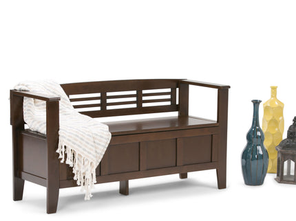 Adams - Entryway Storage Bench Handcrafted