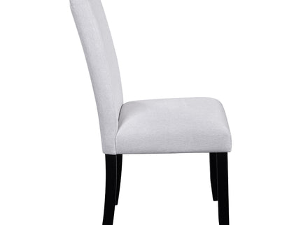 5 Piece Round Dining Table Set, Modern Dining Table And 4 Upholstered Chairs For Dining Room