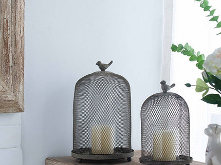 Ophira Sparrow Candle Holders (Set of 2) - Antique Gray