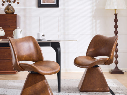 Modern Swivel Dining Chair With High Back