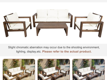 4 Piece Patio Sofa Set