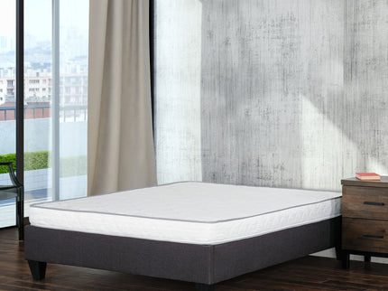 Reversible 6" Full Size Mattress In A Box Pressure Relief And Cooling Technology - White