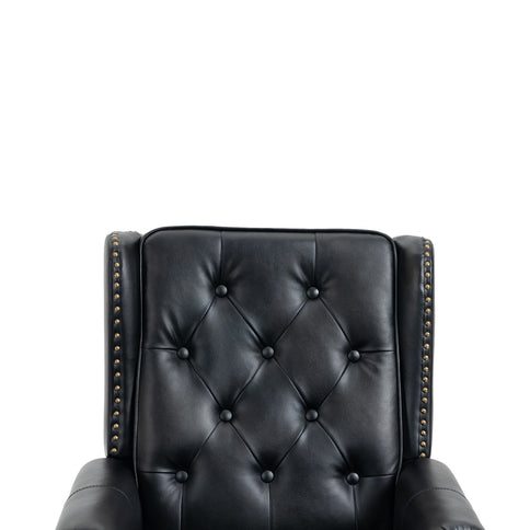 Modern Accent Armchair With Sturdy Wood Legs