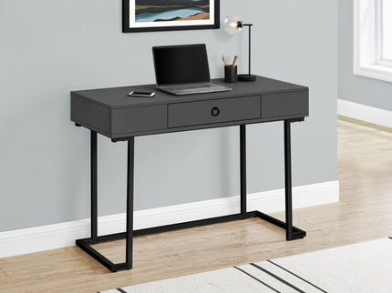 Computer Desk For Home Office, Glossy, Storage Drawer