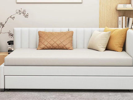 Upholstered Daybed, Sofa Bed Frame, No Box Spring Needed