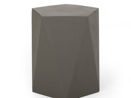 Side Table With Geometric Design