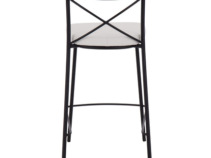 Modern Charlotte - Contemporary Fixed Height Counter Stool (Set of 2)