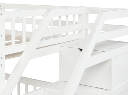Loft Bed With Staircase And Storage