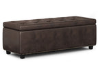 Dark Brown / Faux Leather