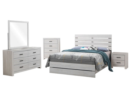 Geary - Slatted Headboard Panel Bedroom Set