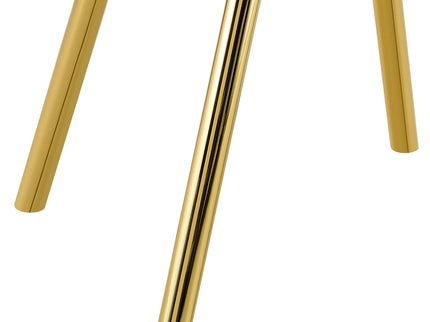 Rectangular Design Dining Table - Gold