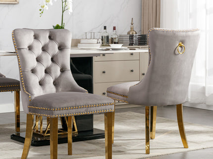 Nikki - Modern, High-End Tufted Dining Chair (Set of 2)