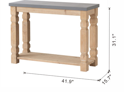 Rustic And Modern Console Table