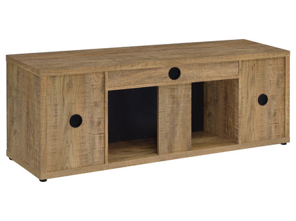 Lodi - 2 Door Fireplace TV Stand - Mango Color