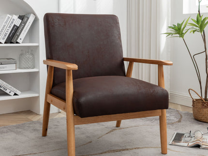 Wide Classic Mid-Century Modern Arm Chair