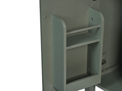 Elegant Bathroom Vanity With Ceramic Sink, Soft Close Doors And Drawers, Double Storage Racks