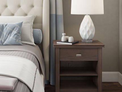 Artisan - Bedside Table - Warm Walnut Brown