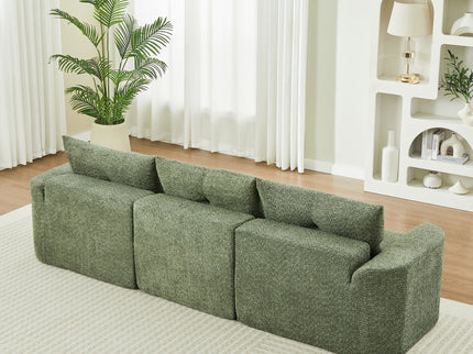 3 Seater With Thickened Armrests Sofa For Living Room