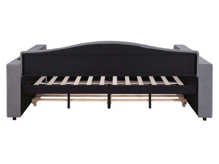 Upholstered Daybed With Storage Armrests, Trundle And Latest Integrated tooth Audio System