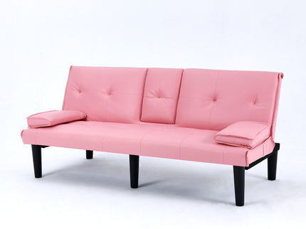 Sofa Bed With Foldable Design And Cup Holder