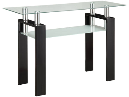 Randall - 1 Shelf Rectangular Sofa Table - Black