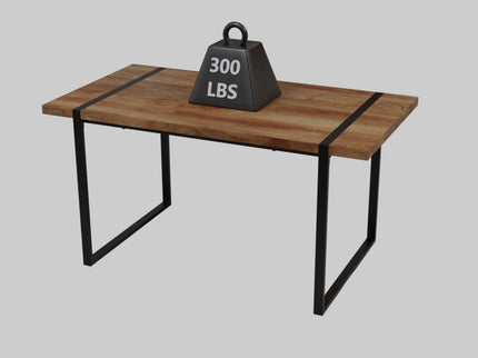 Rectangular Dining Table, 4 - 6 Person Capacity - Wood